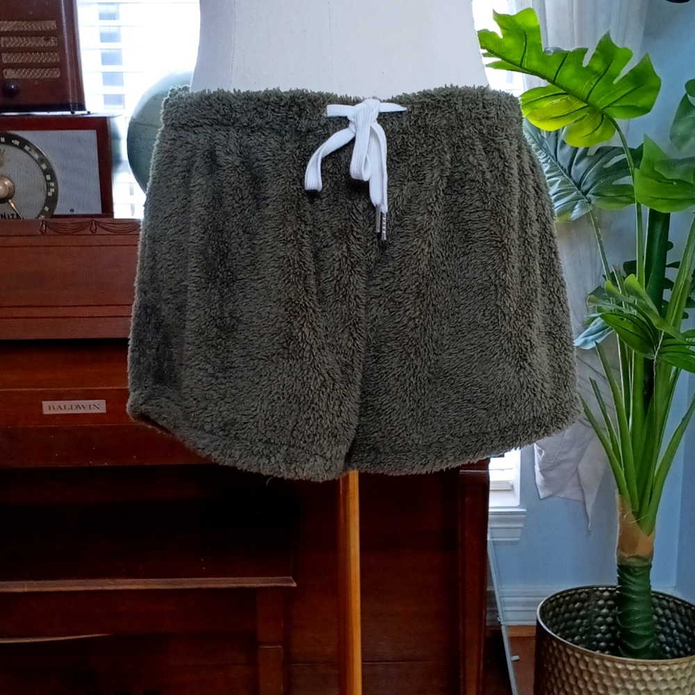 Soft fuzzy shorts